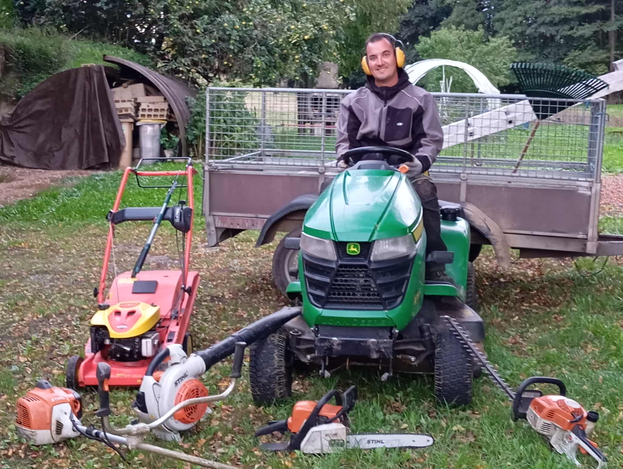 Matériel l'horizon vert