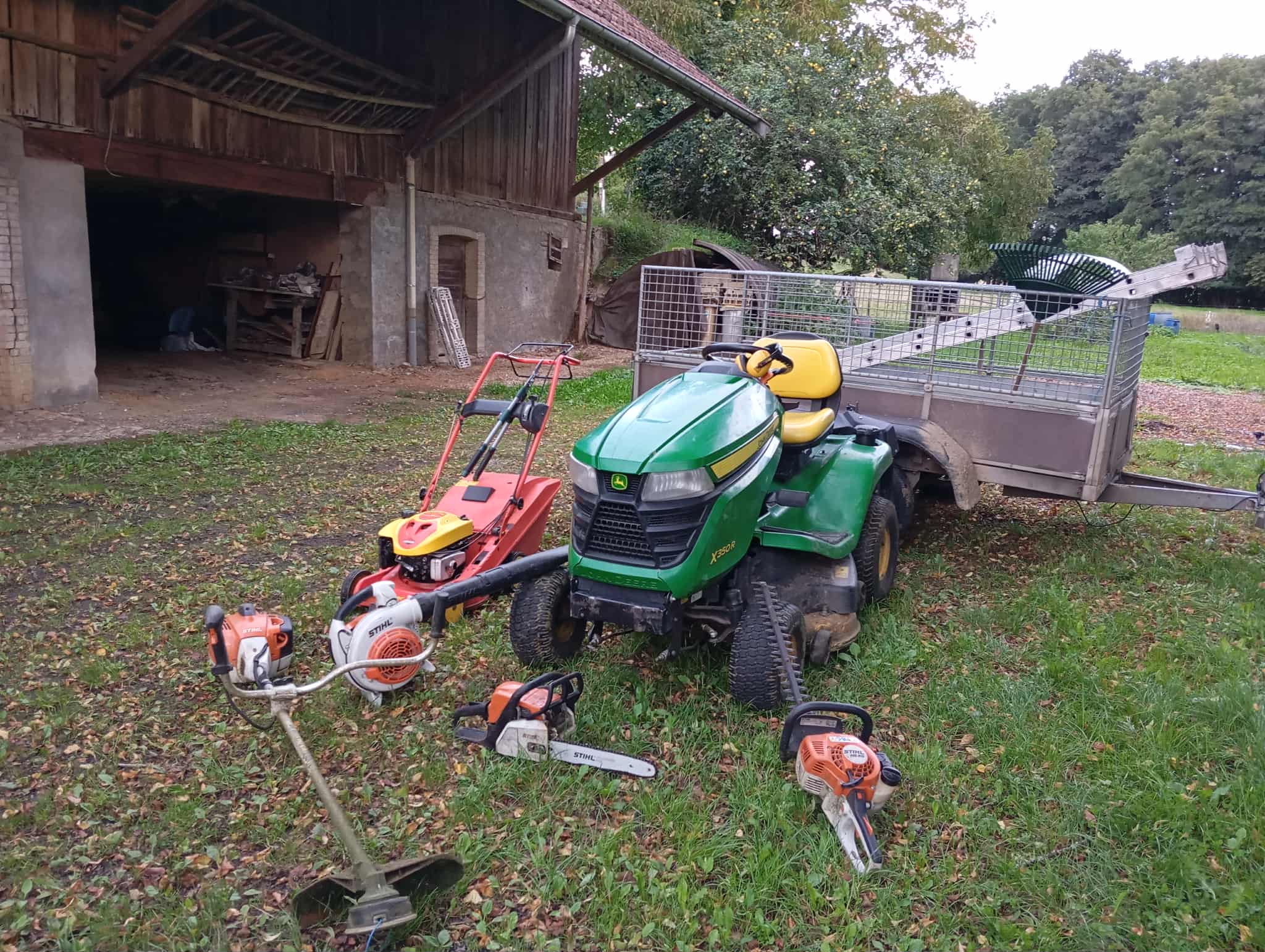 Matériel l'horizon vert